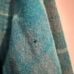 Sears Vintage Blue and Green Plaid Flannel Wool Blend Button Down Shirt Medium Photo 5