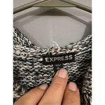 EXPRESS Hooded Poncho Mohair Wool Blend Black/White Size S Photo 4