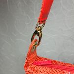 Bags by Pinky Red Patent leather Snakeskin Reptile Convertible Shoulder Bag Photo 14