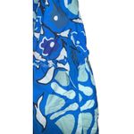 Rhode x Target Zinnia Floral Tiered Mini Dress Small Tropical Hawaiian Vacation Blue Photo 4