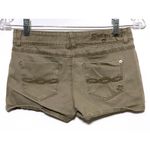 Indigo Rein Forever Jean Shorts Juniors 1 Stretch Olive Brown Y2K Summer Boho Photo 1