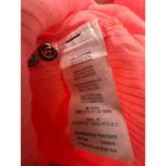 J.Crew  Grosgrain Neon Pink Blouse Size 4 VNeck 3/4 Button Down Long Sleeve Photo 6