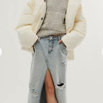 Free People  cozy cloud white puffer coat Nwot Xs small Photo 0