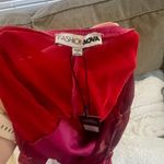 FashioNova Retro Metallic Pink Jumpsuit Photo 5