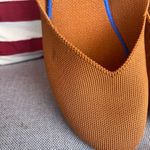 Rust Orange Knit Flats with Blue Trim – Size 11 Photo 5