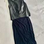 Bailey 44 bird of paradise popover sleeveless sheath leather top dress  Photo 0