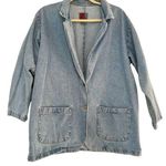 Sun Belt Denim Vintage 90s Denim Jacket Blazer Size M Photo 0