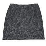 Pure Amici Women’s Size‎ Large Skirt Leopard Print Preppy Classic City Party Photo 1