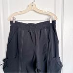 Athleta • Stay Fly Pant pull on track baggy black cargo cinch loose fit Photo 3