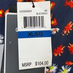 Callaway Golf Mini Dress Womens XL Blue Indigo Floral Opti Dri UPF50 Sporty Photo 10