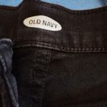Old Navy  High Rise Cuffed Hem Denim Preppy Mom Shorts Black Dark Wash Size 4 Photo 5