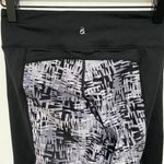 Lou & grey Black Gray Etchblock Patterned Leggings Small Photo 6