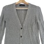 Rag and Bone Norfolk Cardigan Slate Gray Button Front Sweater Women's Size Small Photo 2