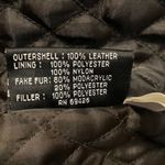 Wilson Adventure Bound Leather Jacket Womens S Belted Lined Faux Fur Hood Boho Brown Photo 12