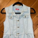 Esprit Vintage Y2K espirit denim shorts button up front romper Photo 2
