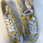 Cushion Walk Canvas Lemons Print Sneakers NWOT Photo 1