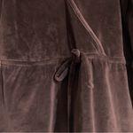 Madewell Corduroy Tie Front Faux Wrap Top Chocolate Brown Size XS Photo 3