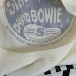 Sugarhigh Lovestoned David Bowie Life on Mars 71 Cream Graphic T Shirt Small White Photo 4