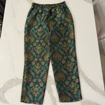 Maeve  x Anthropologie Melyssa Floral Metallic Tapestry Trouser Pant Womens Small Photo 8