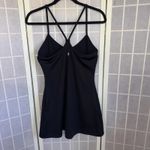 JustFab  Black Preppy Tennis Golf Country Club Athleisure Gym Skort Romper Dress Photo 1