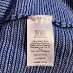Talbots Talbot’s Crew Neck Striped Sweater With Zip Shoulder SZ MP Photo 5