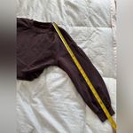 Women's Brown cropped long sleeve shirt size small Photo 3