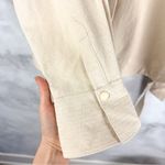 L'Academie NWT Lucie Shacket Collared Belted Button Down Shirt Jacket Canvas XL Photo 8