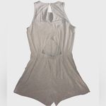 Lou & grey  Gray backless romper Sz L Photo 2