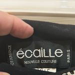 ECAILLE Paris Black and White Embroidered Lace Skirt 38 Photo 1