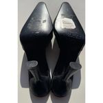 Bebe Women’s Sz 5 Black Crocodile Leather Platform Stiletto Heels Made in Spain Photo 10