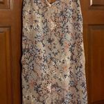 CAbi  Fresco Shift Mini Slip Dress Women’s MEDIUM Purple Orange V-Neck Photo 0