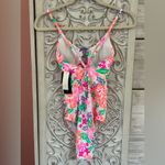 California Waves HAWAII SUNSET RING-FRONT ONE-PIECE SWIMSUIT MULTICOLOR SIZE M Photo 6