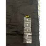 Lee Women's Relaxed Fit Skimmer Shorts Black Size 8 Photo 3