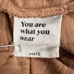 Mate the Label Dana Midi T-Shirt Dress 100% Organic Cotton Clay Size XS Photo 7