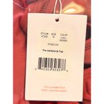ANDIE  Swim The Caledonia Bikini Top in Chili Pepper Red M NWT Photo 5