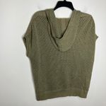 Eddie Bauer  sleeveless full zip hooded open knit sweater women's size XL Photo 3