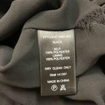 ASTR The Label Black Bubble Sleeve V-Neck Short Sleeve Blouse Women’s Size Large Photo 7