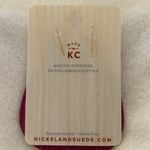 Nickel & Suede Women’s Leather Textured‎ Large Teardrop Earrings Pink Photo 5