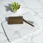 Steve Madden Logobar SNDSTRM Trifold Wallet Wristlet Brown Neutral New Photo 1