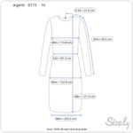 dress 100% silk swirl blue drop waist Size 10 Photo 1