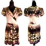 Anna Scott, abstract, smoothie graphic designer dress Yellow Photo 1