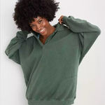 Aerie Happy Henley Everyday Polo in Green Photo 0