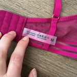 Amazon Raspberry Lace Unlined Underwire Bra sz M Photo 3