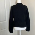 Anthropologie Two Piece Black Knit Sweater Set Photo 7