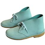 Clarks Original Clark’s Light Blue Nubuck Leather Chukka Bootie Photo 4