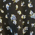 Madewell  Women's Floral Jumpsuit Black Long Sleeve Medium Casual Photo 7