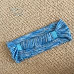 NEW Women’s Activewear Headband Blue Heathered Stretchy One Size Photo 2