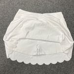 Halara NWT  Softly Zero Scalloped tennis skirt skort white XL pickleball Golf Photo 4