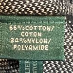 Ralph Lauren Lauren  Womens Check Knit Mini Sweater Dress Black Ivory XS Preppy Photo 8