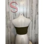 Topshop  tube green top size small Photo 5